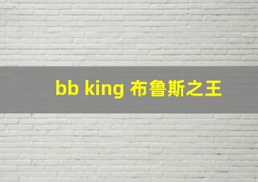 bb king 布鲁斯之王